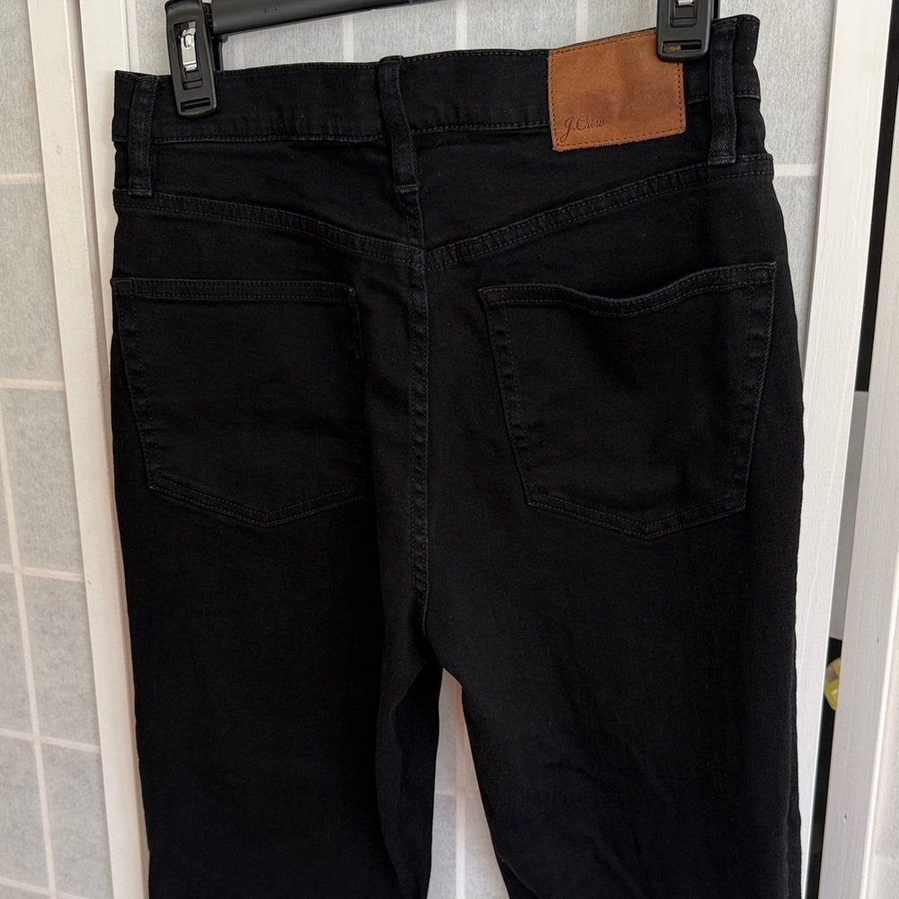 J. Crew Billie Demi Boot Crop Black Jean - Picture 5 of 6
